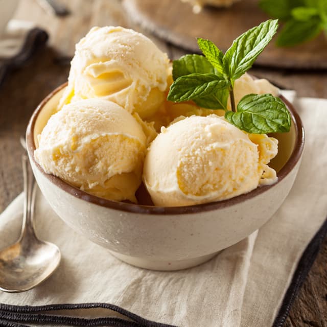 vanilla ice cream